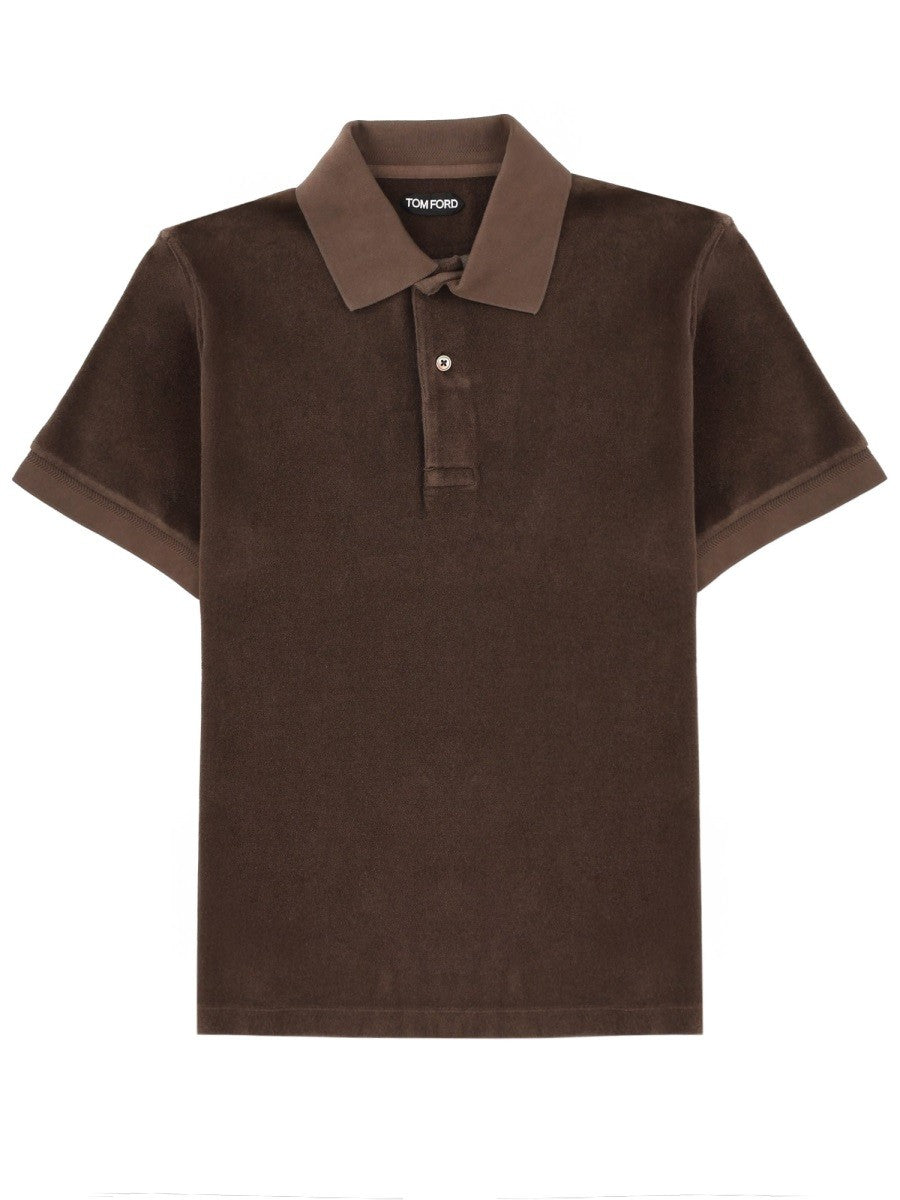 TOM FORD - Man - Brown - Polo Shirt