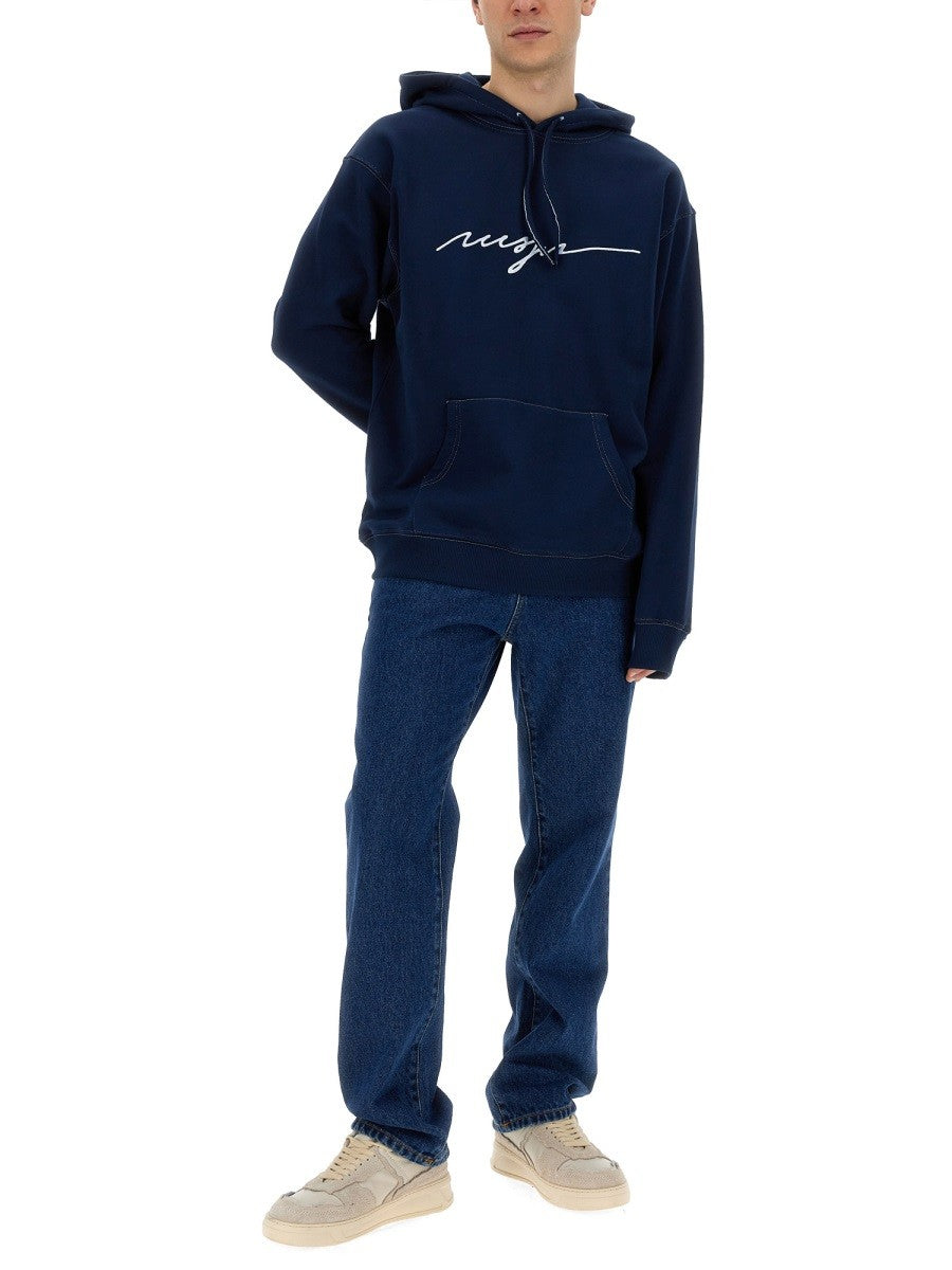 msgm - Man - Blue - Sweatshirt