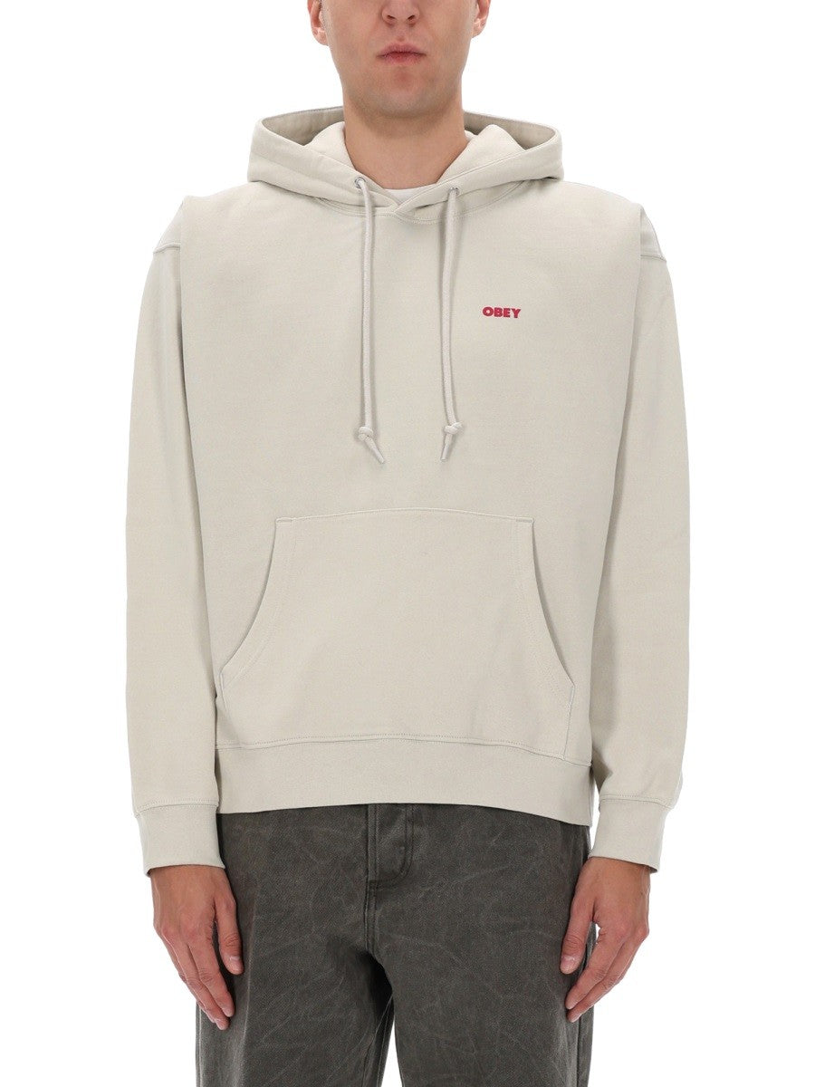 OBEY - Man - Beige - Sweatshirt