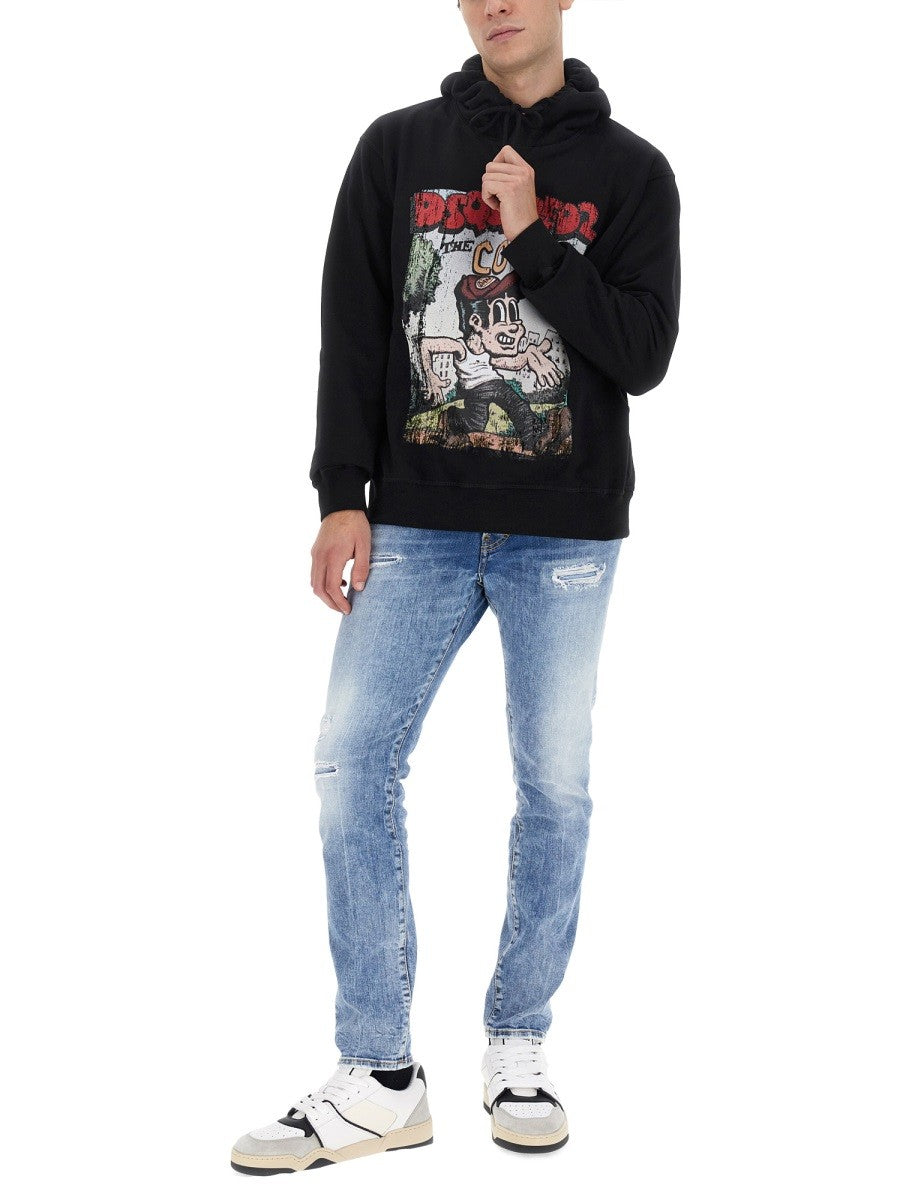 Dsquared - Man - Black - Sweatshirt