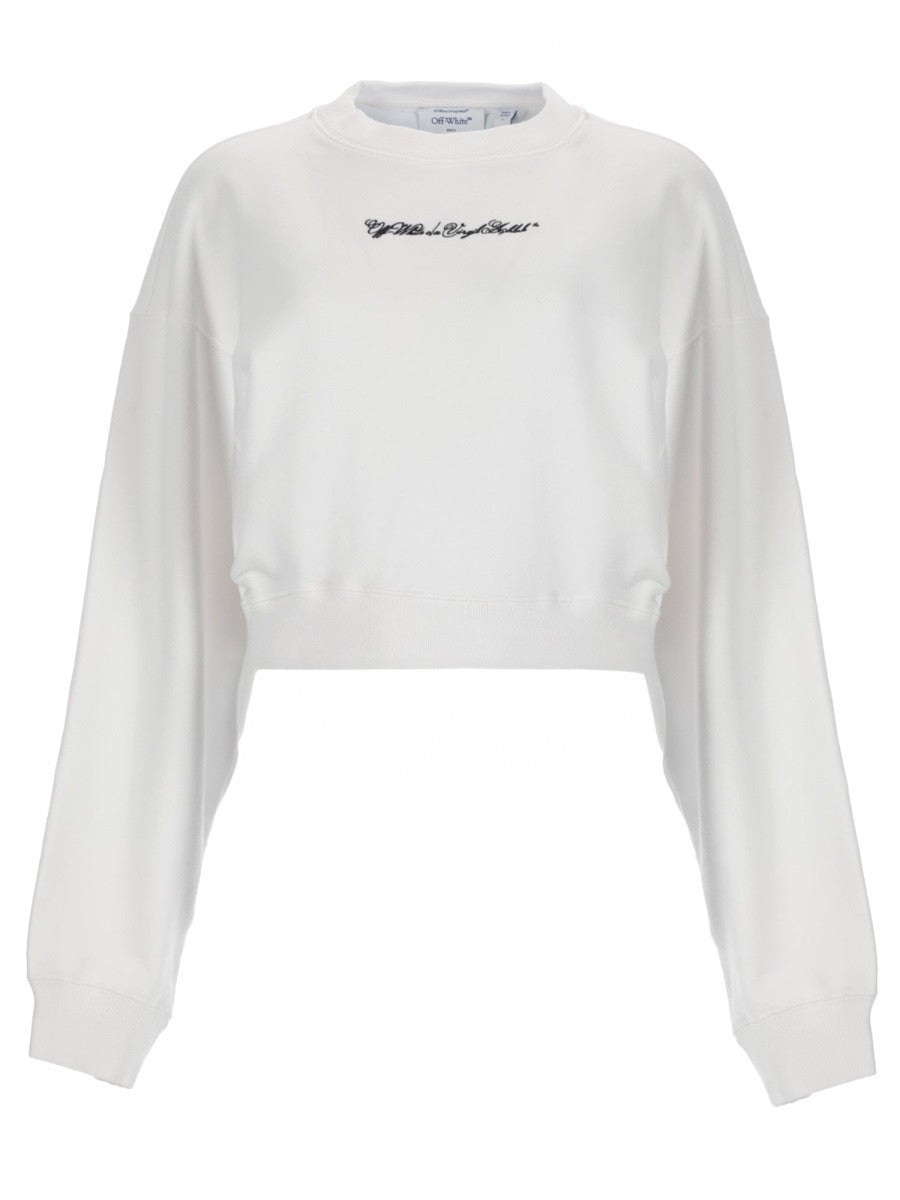 Off-white - Woman - White - Sweatshirt
