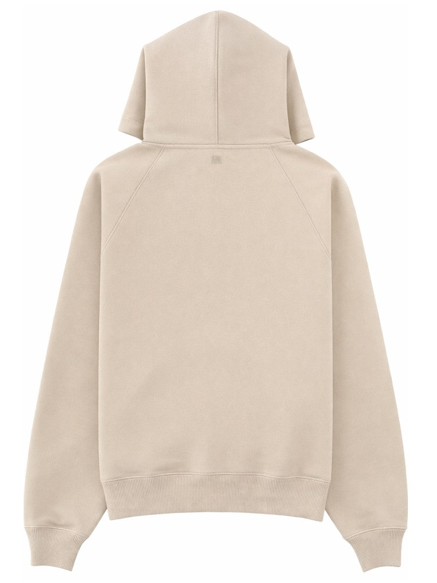 AMI PARIS - Man - Beige - Sweatshirt