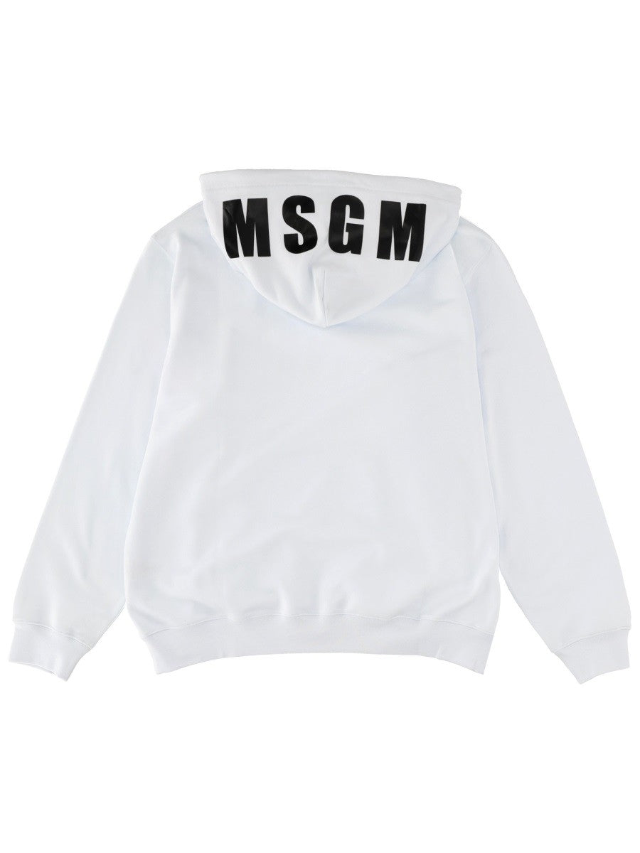 msgm - Man - White - Sweatshirt