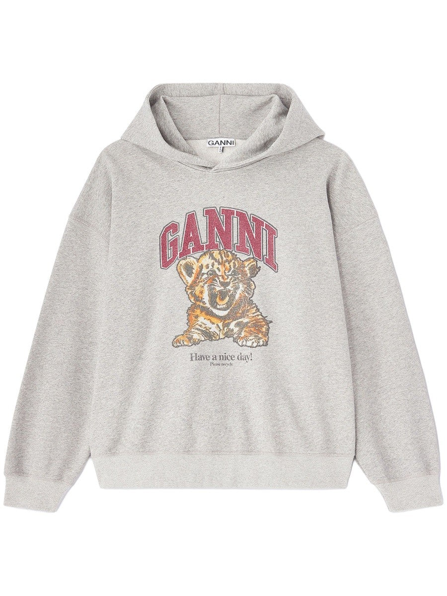 GANNI - Woman - Grey - Sweatshirt