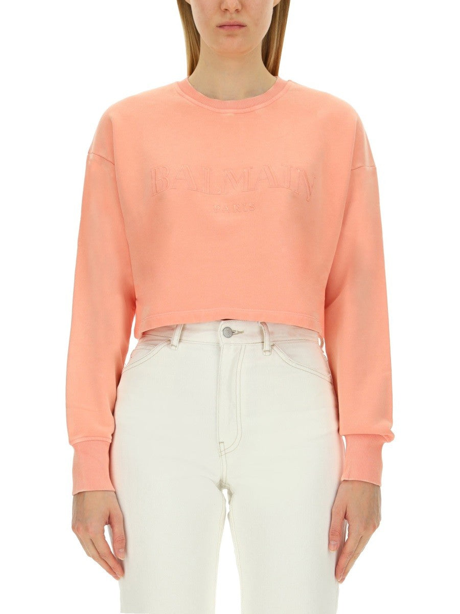 Balmain - Woman - Pink - Sweatshirt