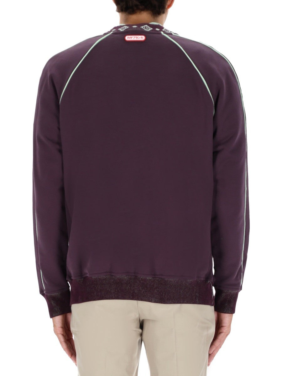 CASABLANCA - Man - Purple - Sweatshirt