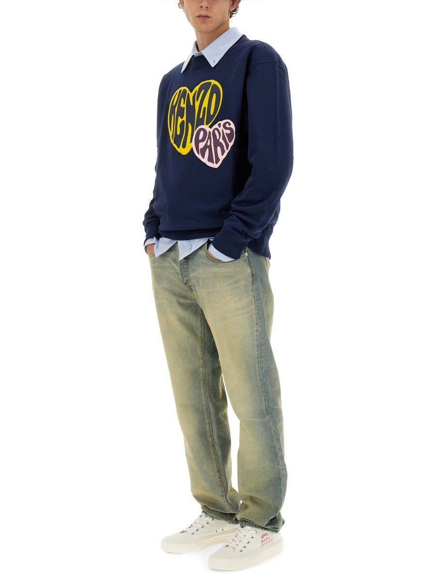 Kenzo - Man - Blue - Sweatshirt
