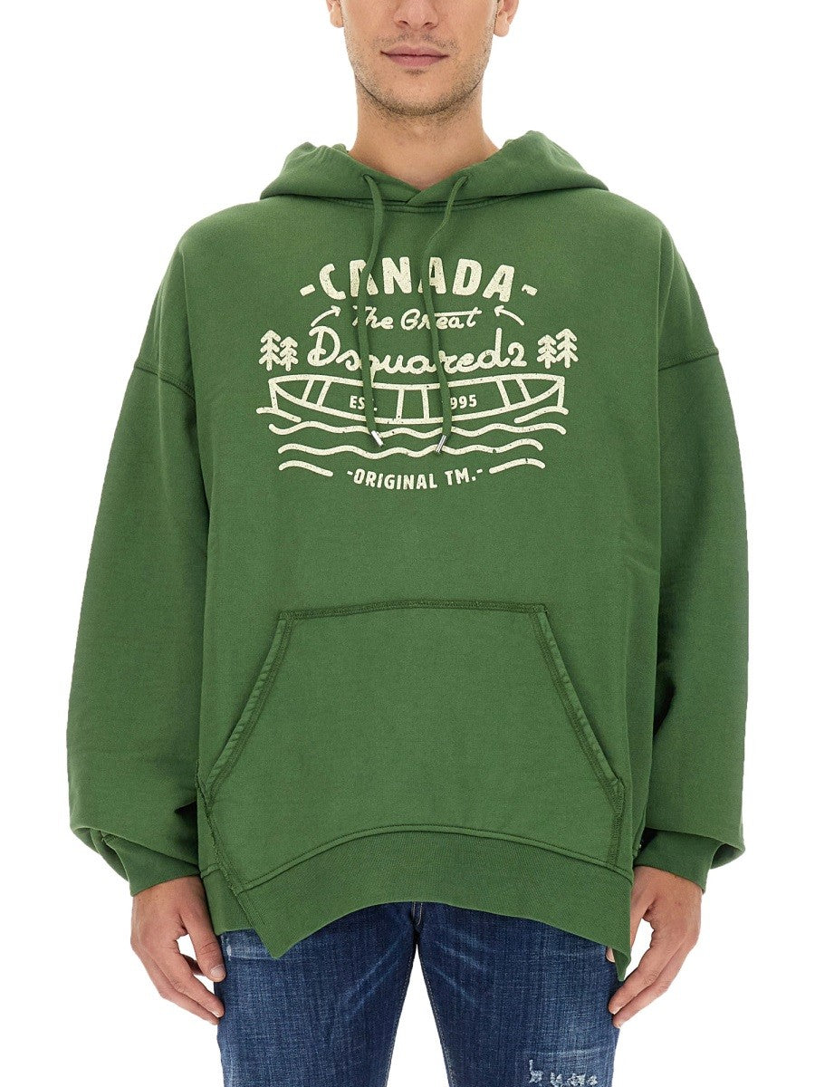 Dsquared - Man - Green - Sweatshirt