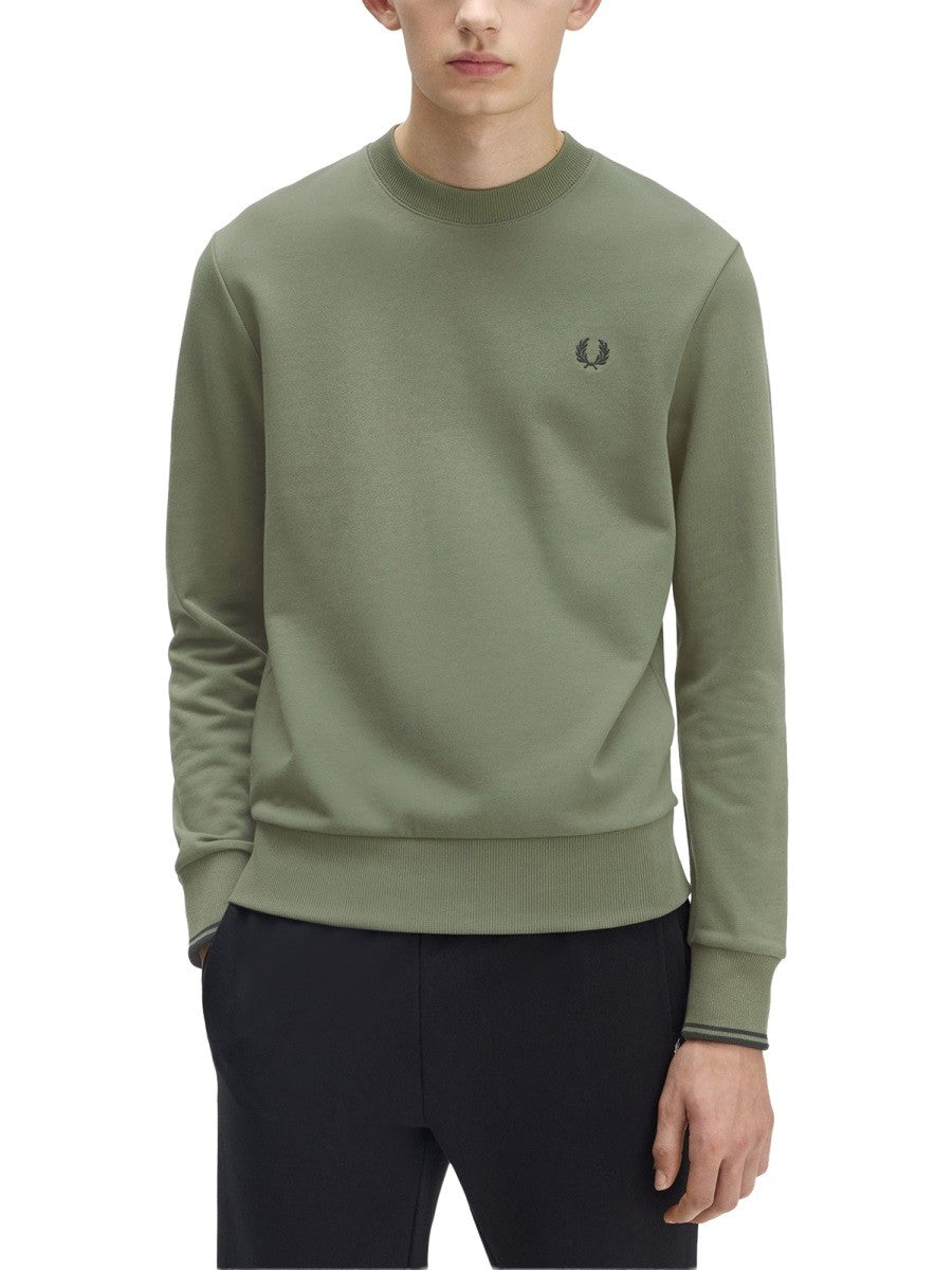 FRED PERRY - Man - Green - Sweatshirt