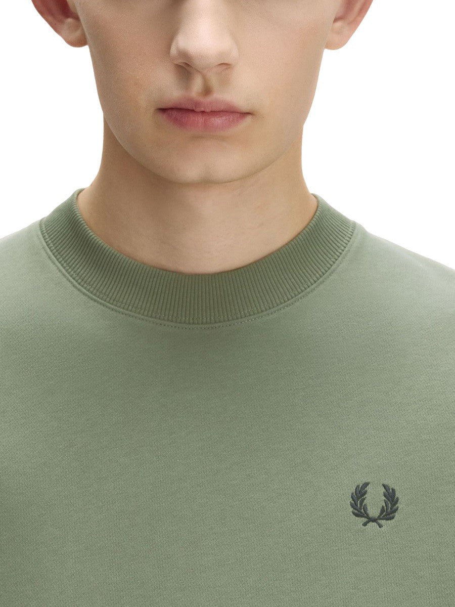 FRED PERRY - Man - Green - Sweatshirt