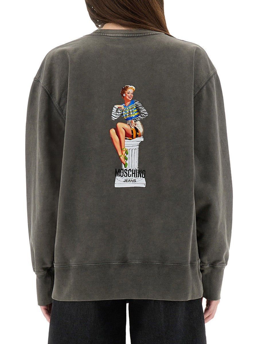 MOSCHINO JEANS - Woman - Grey - Sweatshirt