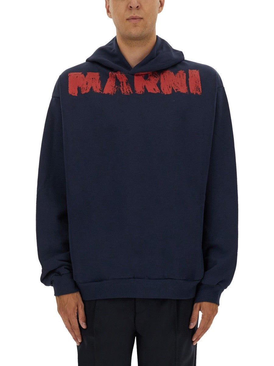 Marni - Man - Blue - Sweatshirt