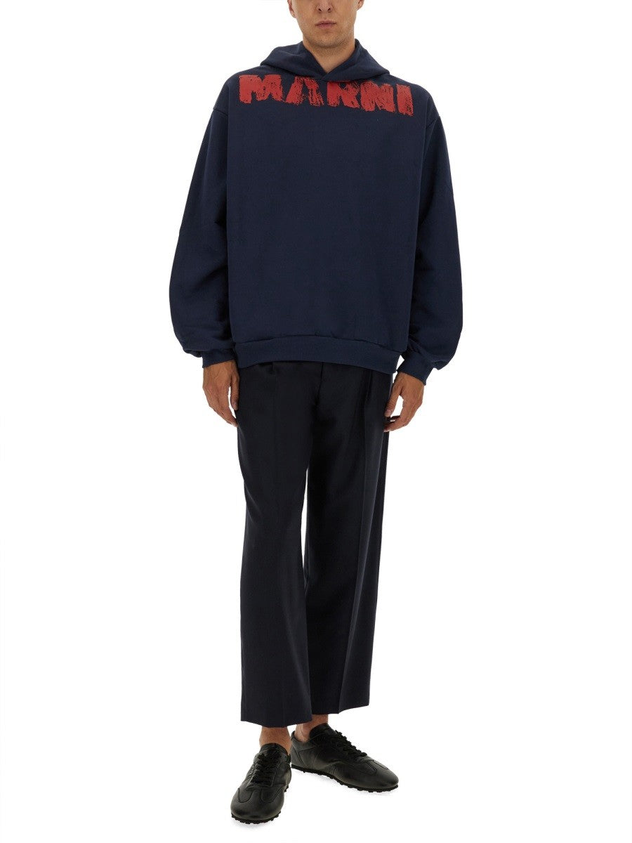 Marni - Man - Blue - Sweatshirt