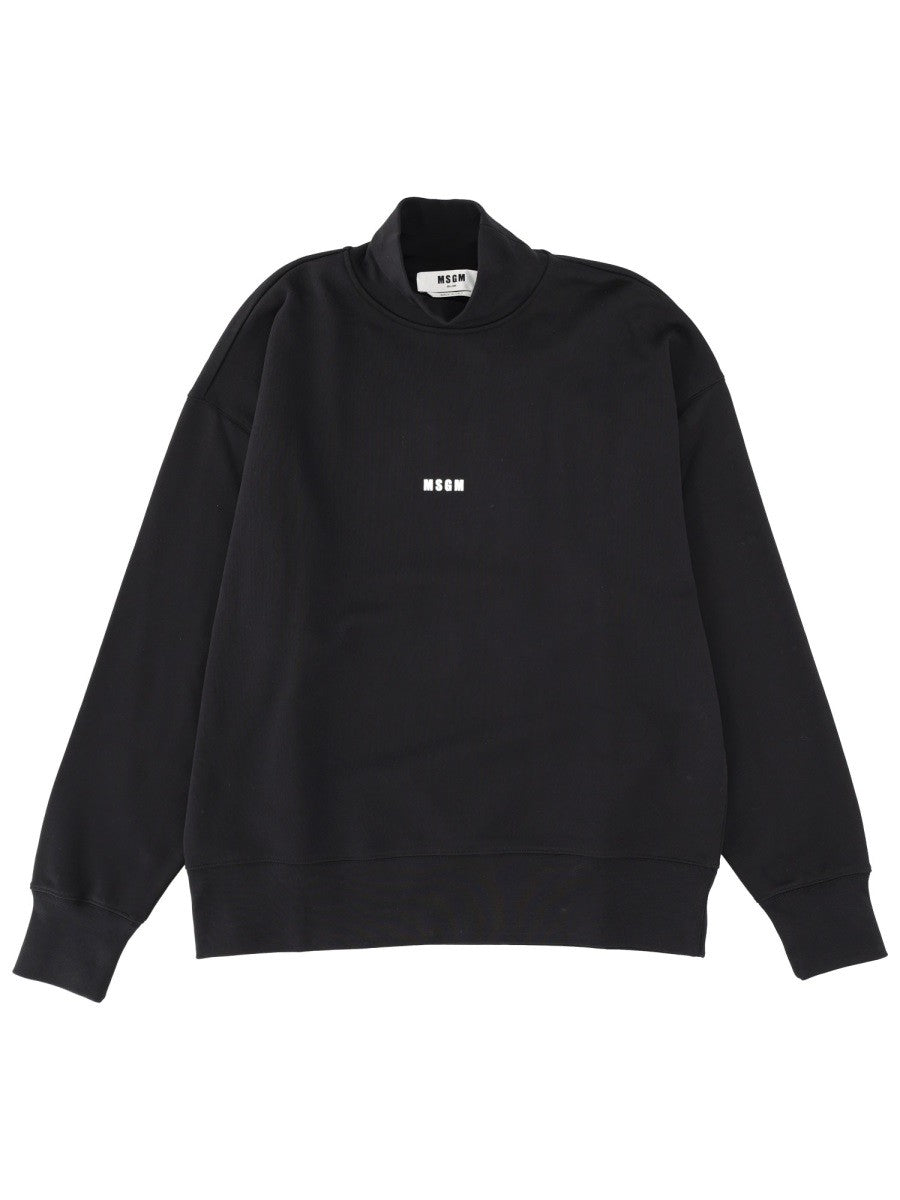 msgm - Man - Black - Sweatshirt