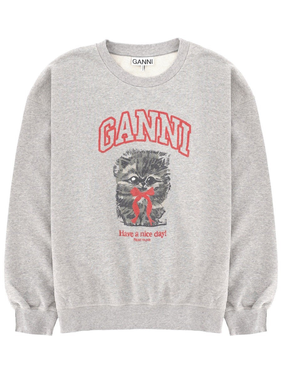 GANNI - Woman - Grey - Sweatshirt