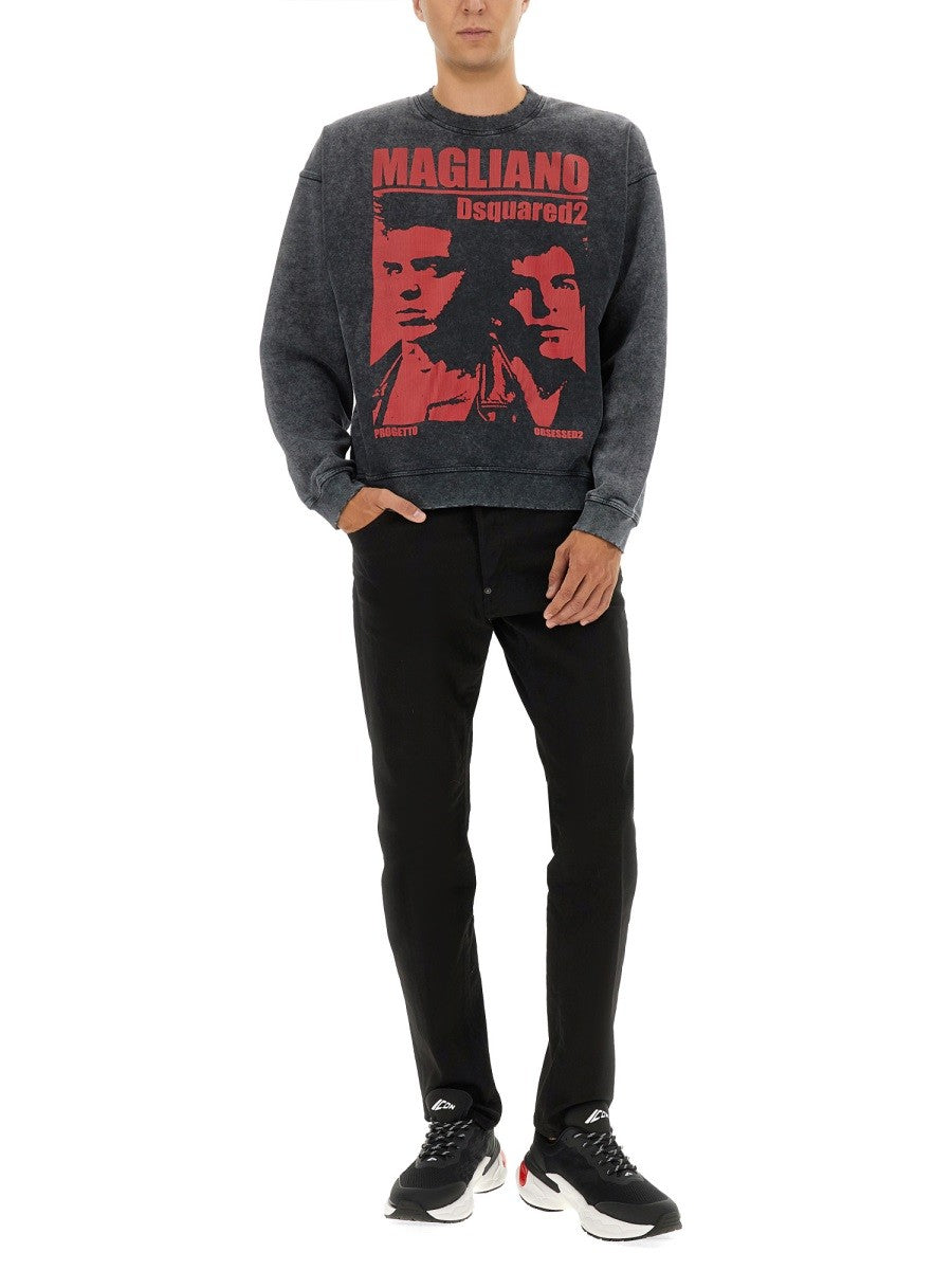 Dsquared - Man - Grey - Sweatshirt