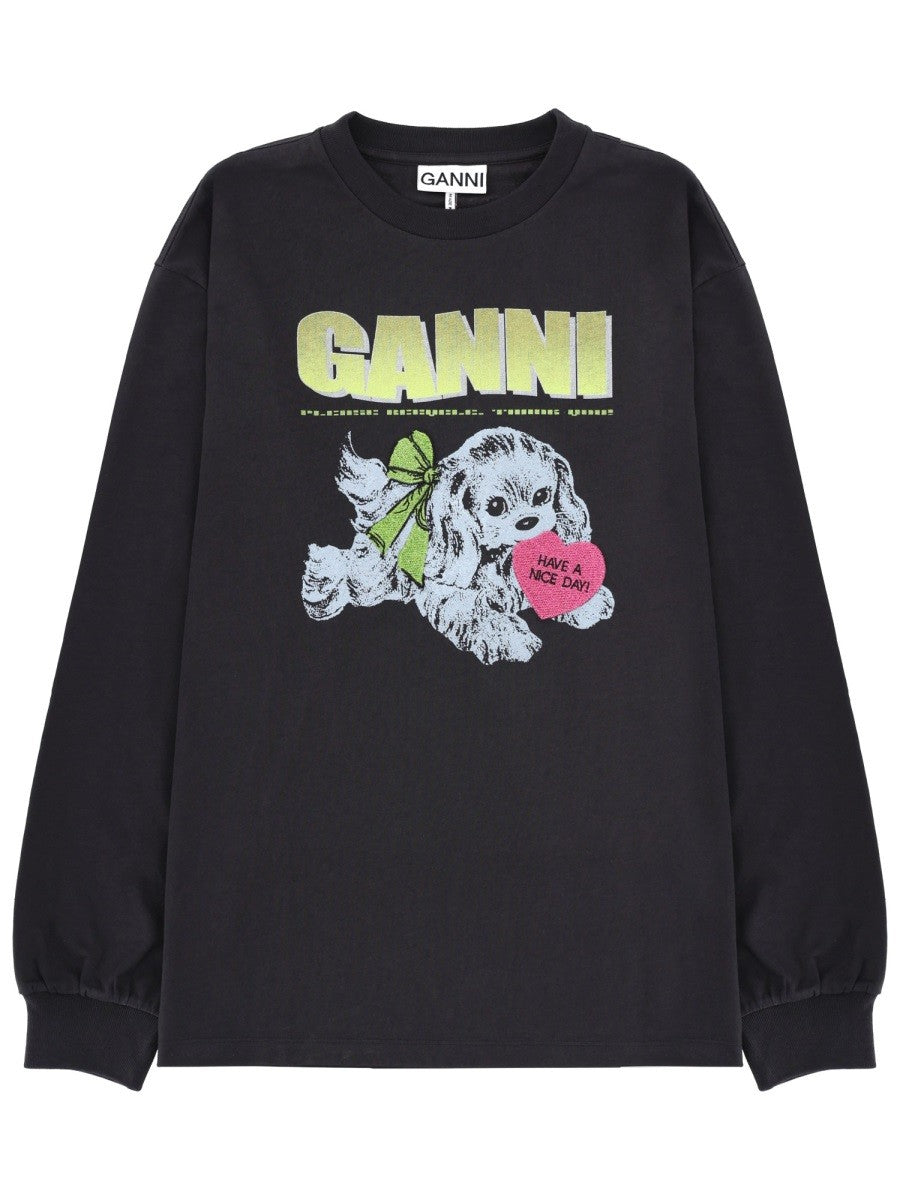 GANNI - Woman - Grey - Sweatshirt