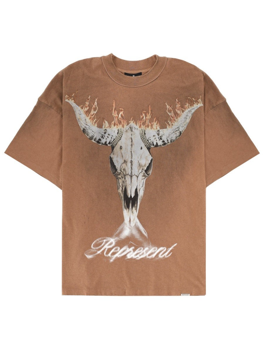 Represent - Man - Brown - T-shirt