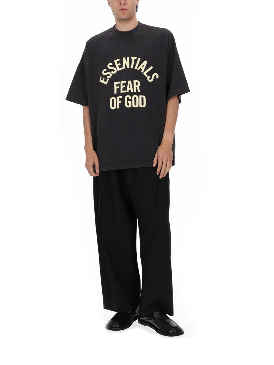 FEAR OF GOD ESSENTIALS - Man - Black - T-shirt