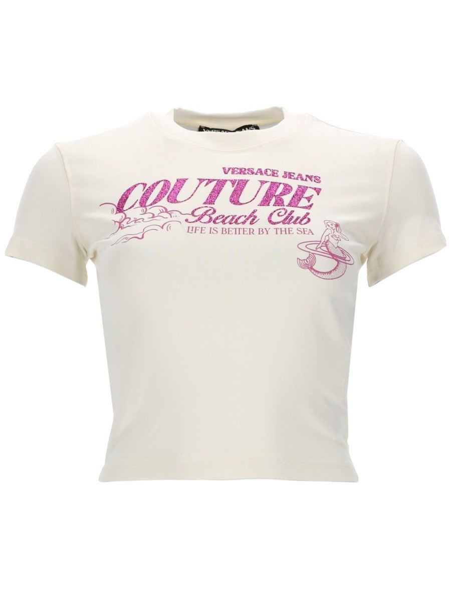 Versace Jeans Couture - Woman - Beige - T-shirt