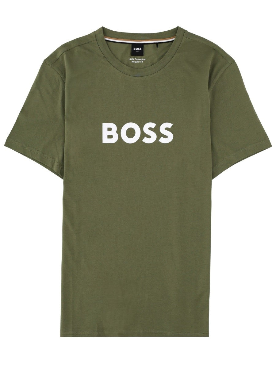 Boss - Man - Green - T-shirt