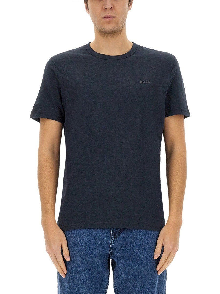 Boss - Man - Blue - T-shirt