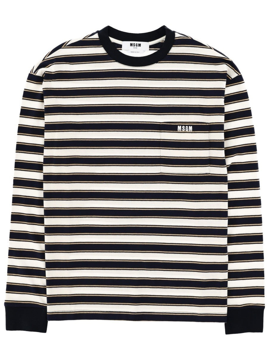 msgm - Man - Multicolor - T-shirt