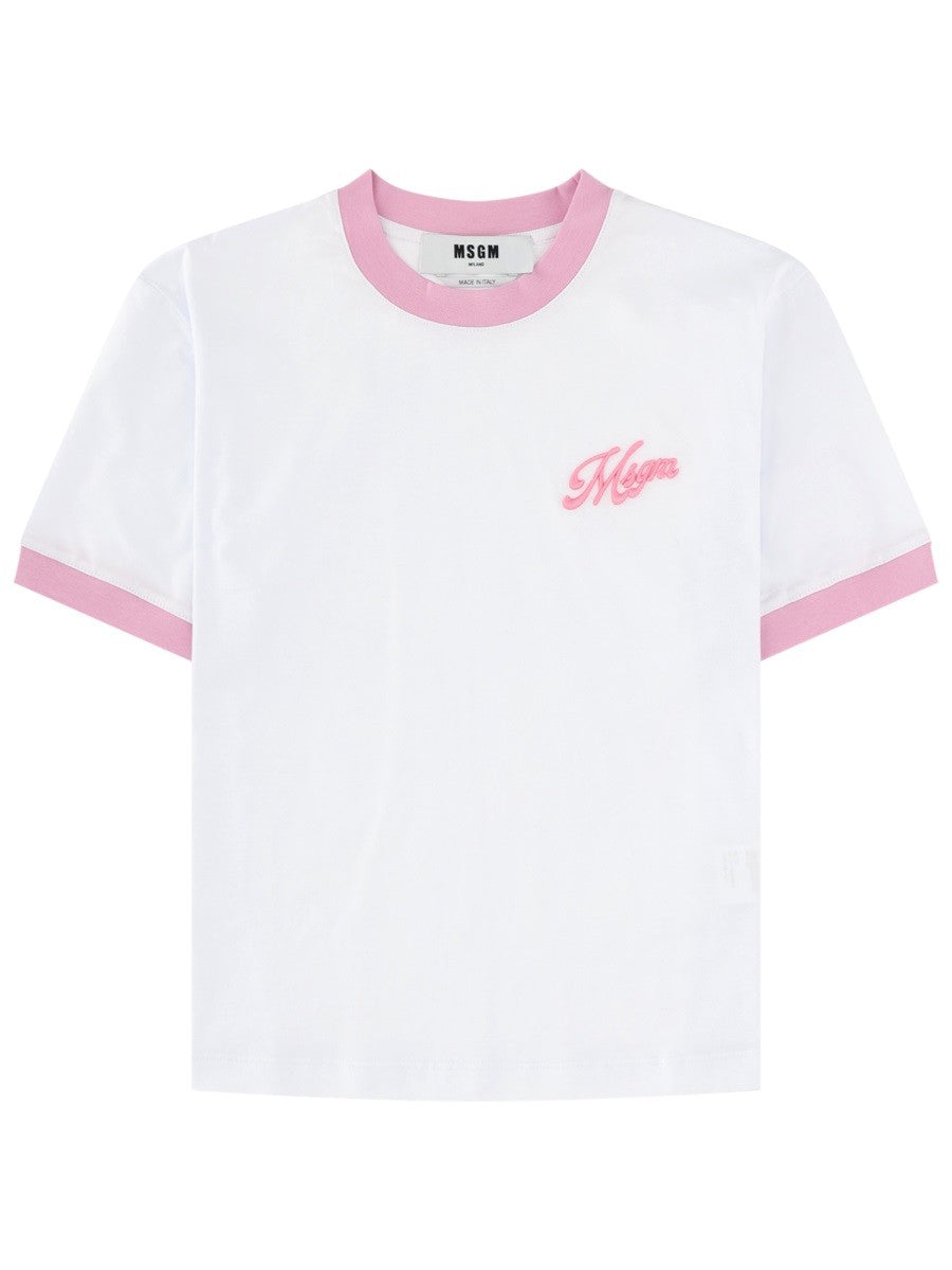 msgm - Woman - White - T-shirt