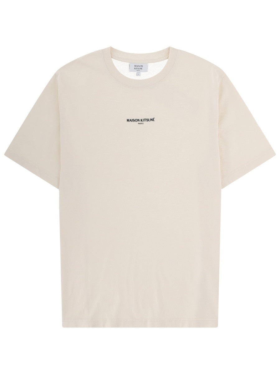 Maison Kitsune - Man - Beige - T-shirt