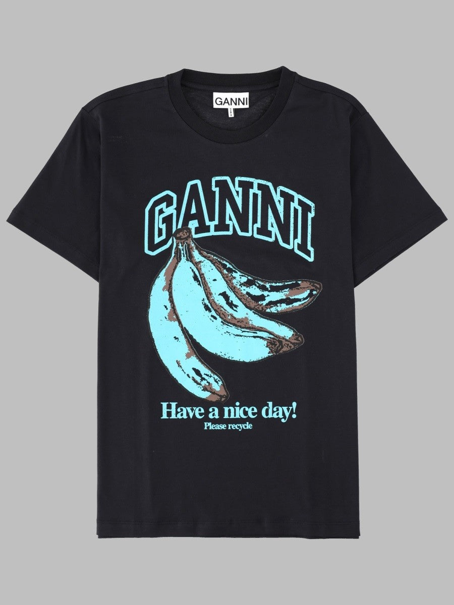 GANNI - Woman - Black - T-shirt