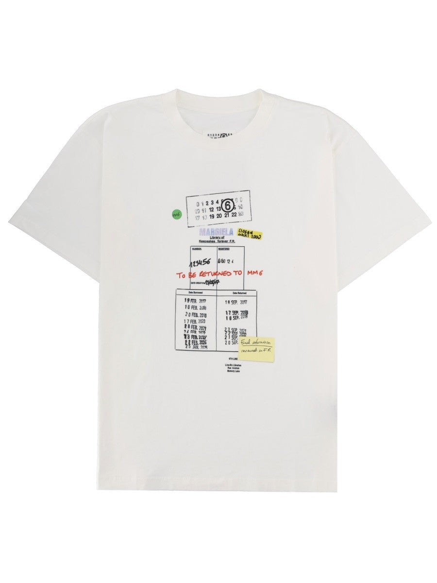 MM6 MAISON MARGIELA - Man - White - T-shirt