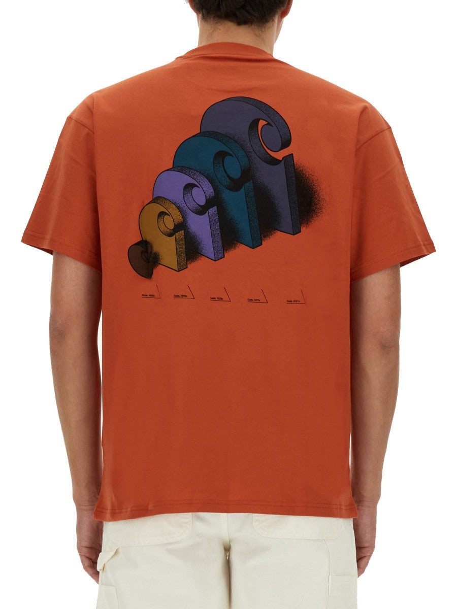 Carhartt Wip - Man - Orange - T-shirt