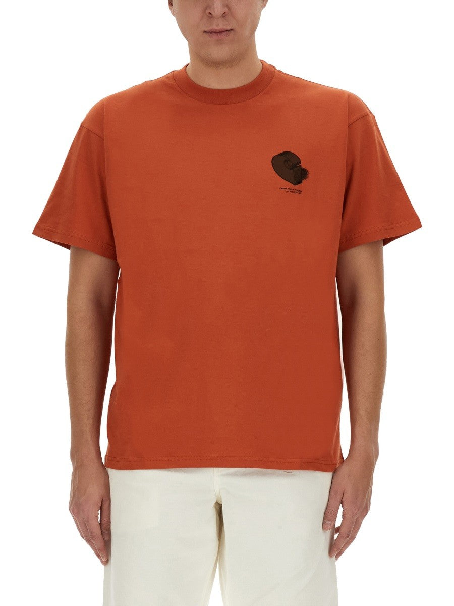 Carhartt Wip - Man - Orange - T-shirt