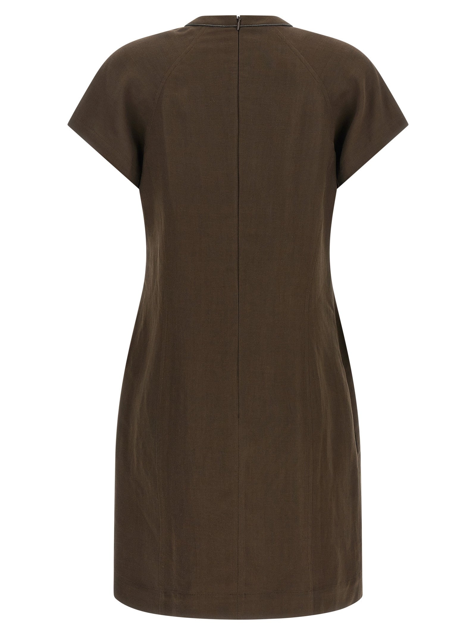 Brunello Cucinelli - nan - Brown - Dress
