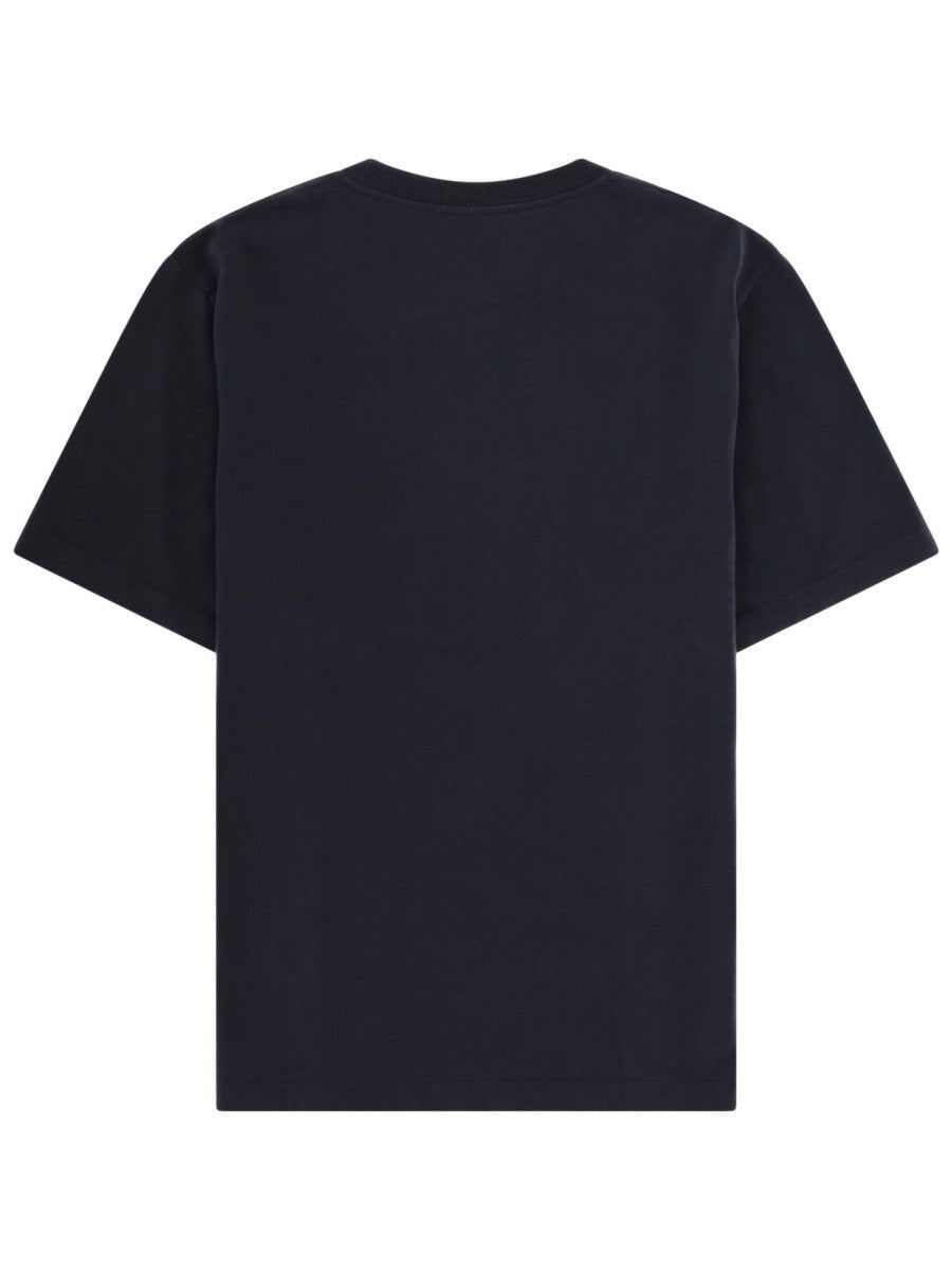 Maison Kitsune - Man - Blue - T-shirt