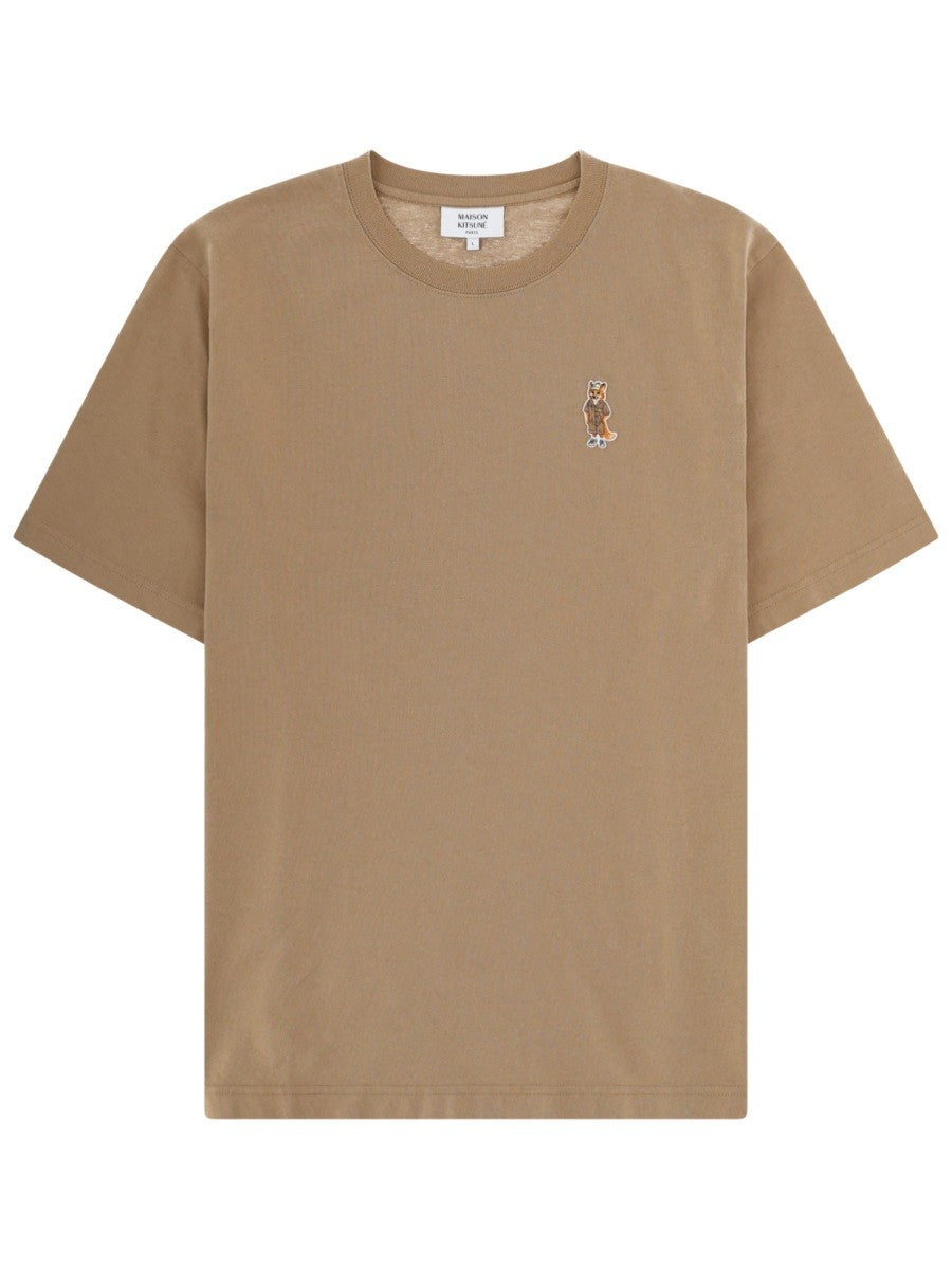 Maison Kitsune - Man - Beige - T-shirt