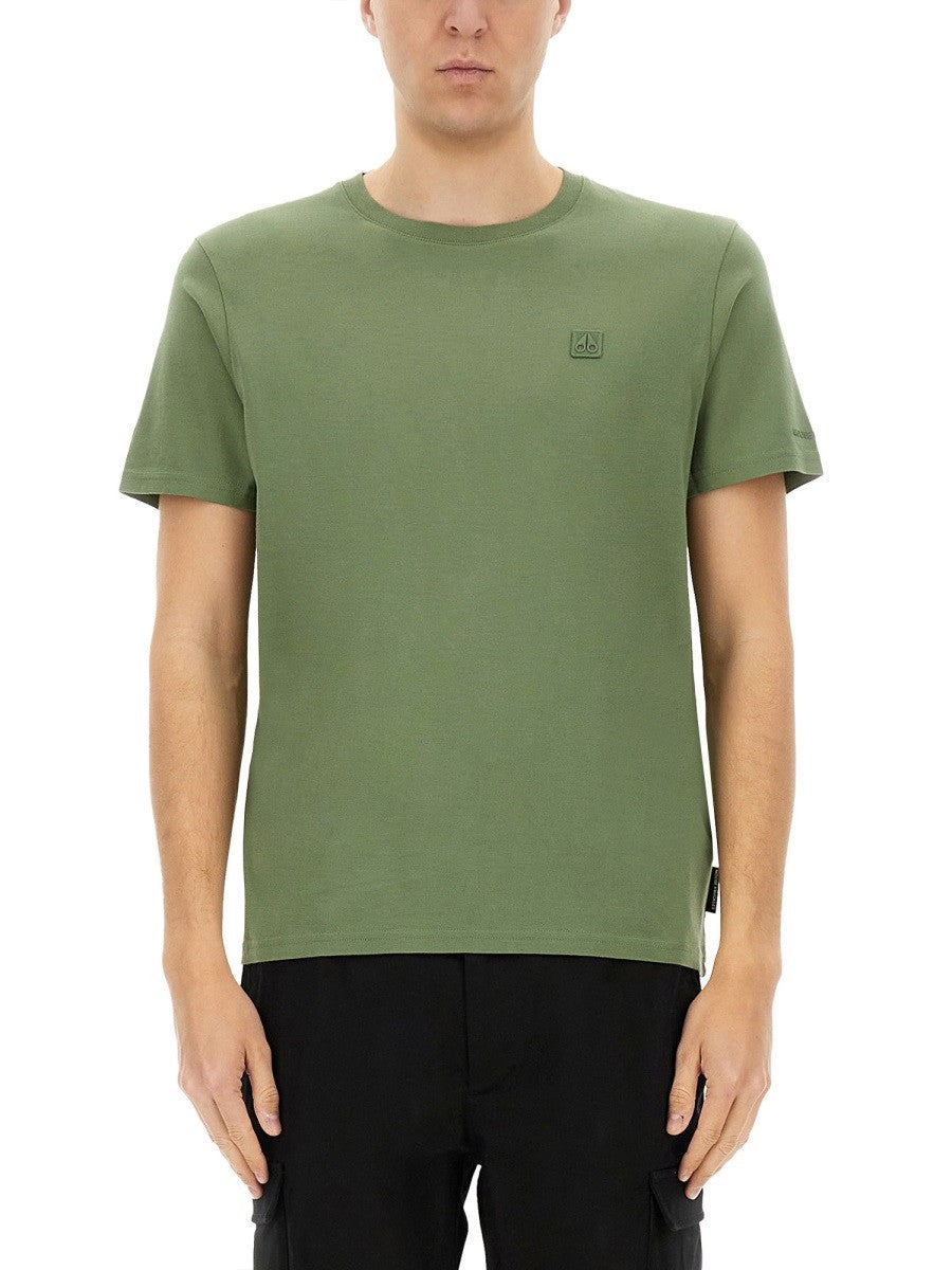 MOOSE KNUCKLES - Man - Green - T-shirt