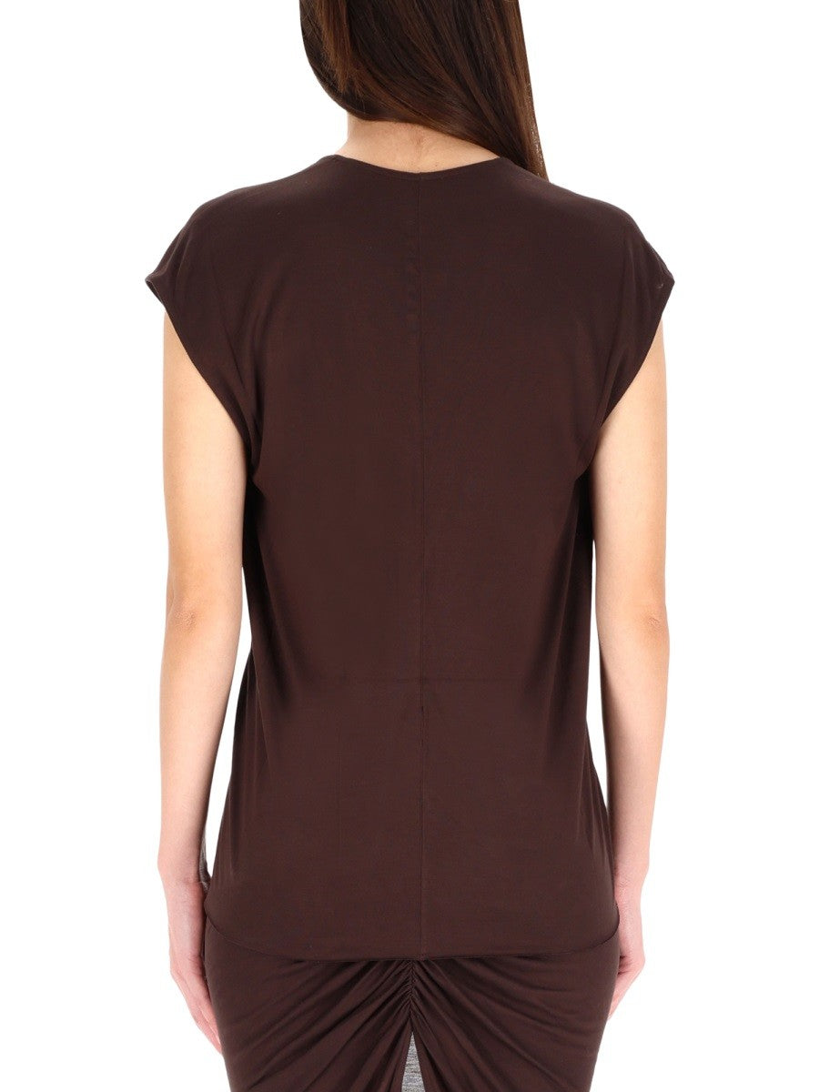 RICK OWENS LILIES - Woman - Brown - T-shirt