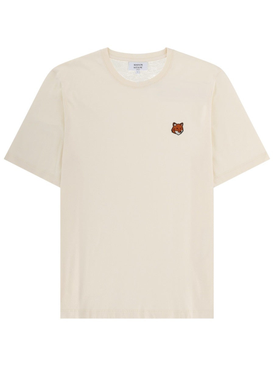 Maison Kitsune - Man - Beige - T-shirt