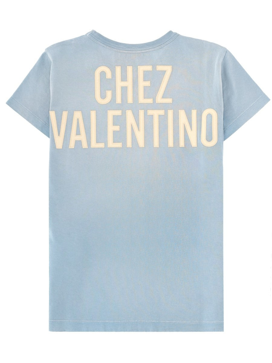 Valentino - Woman - Blue - T-shirt