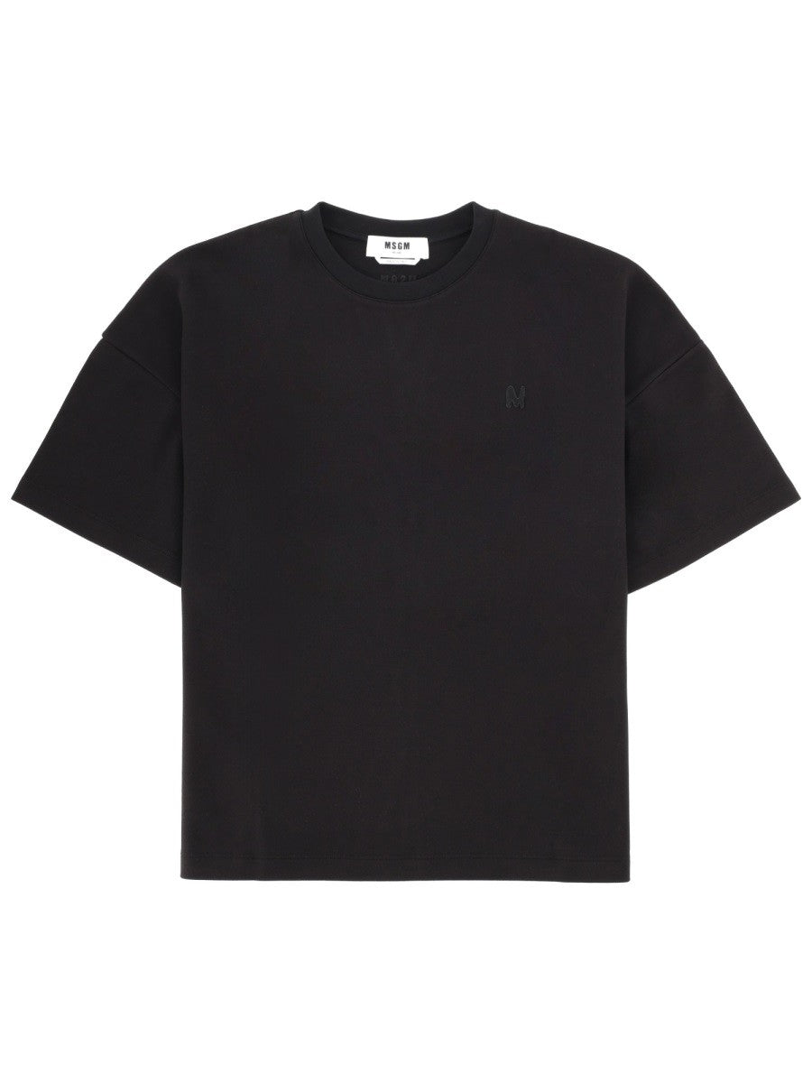 msgm - Man - Black - T-shirt