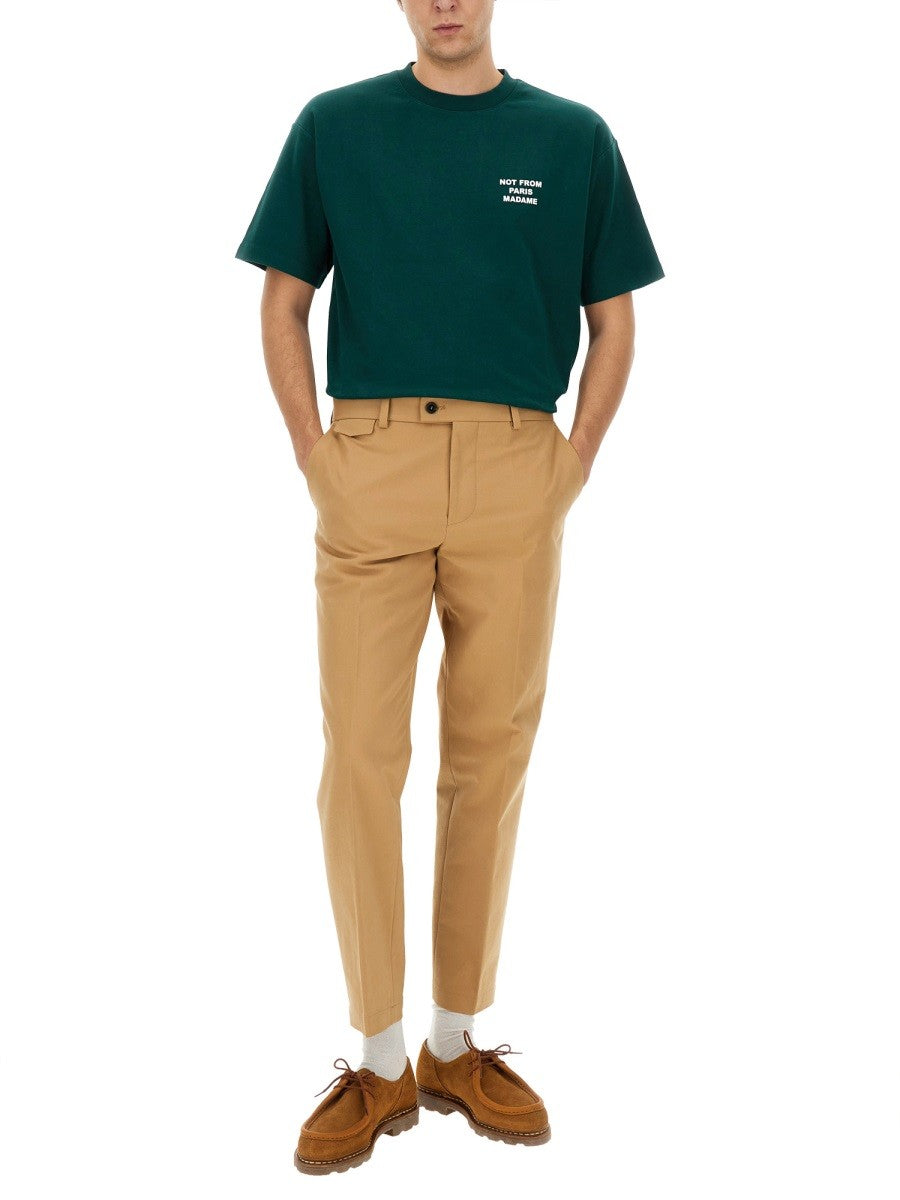 Drole De Monsieur - Man - Green - T-shirt