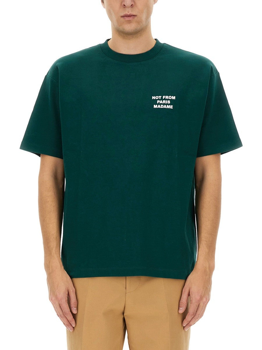 Drole De Monsieur - Man - Green - T-shirt