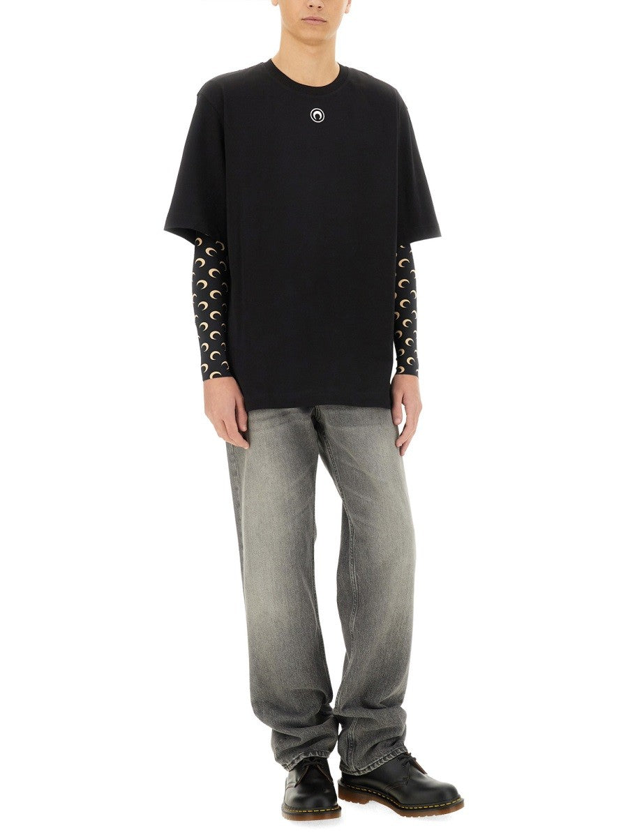 MARINE SERRE - Man - Black - T-shirt
