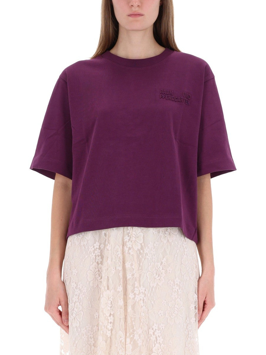 BAUM UND PFERDGARTEN - Woman - Purple - T-shirt
