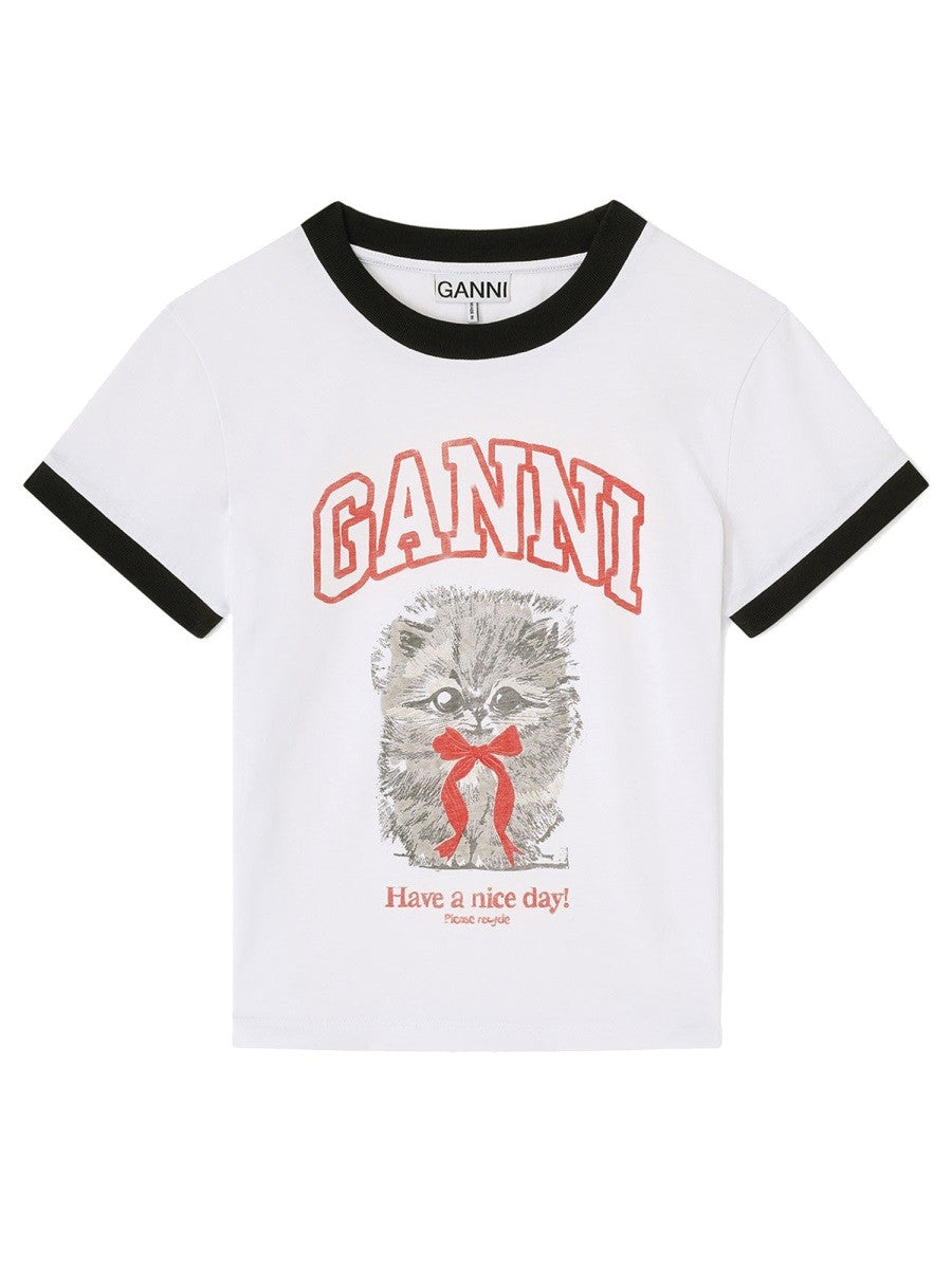 GANNI - Woman - White - T-shirt