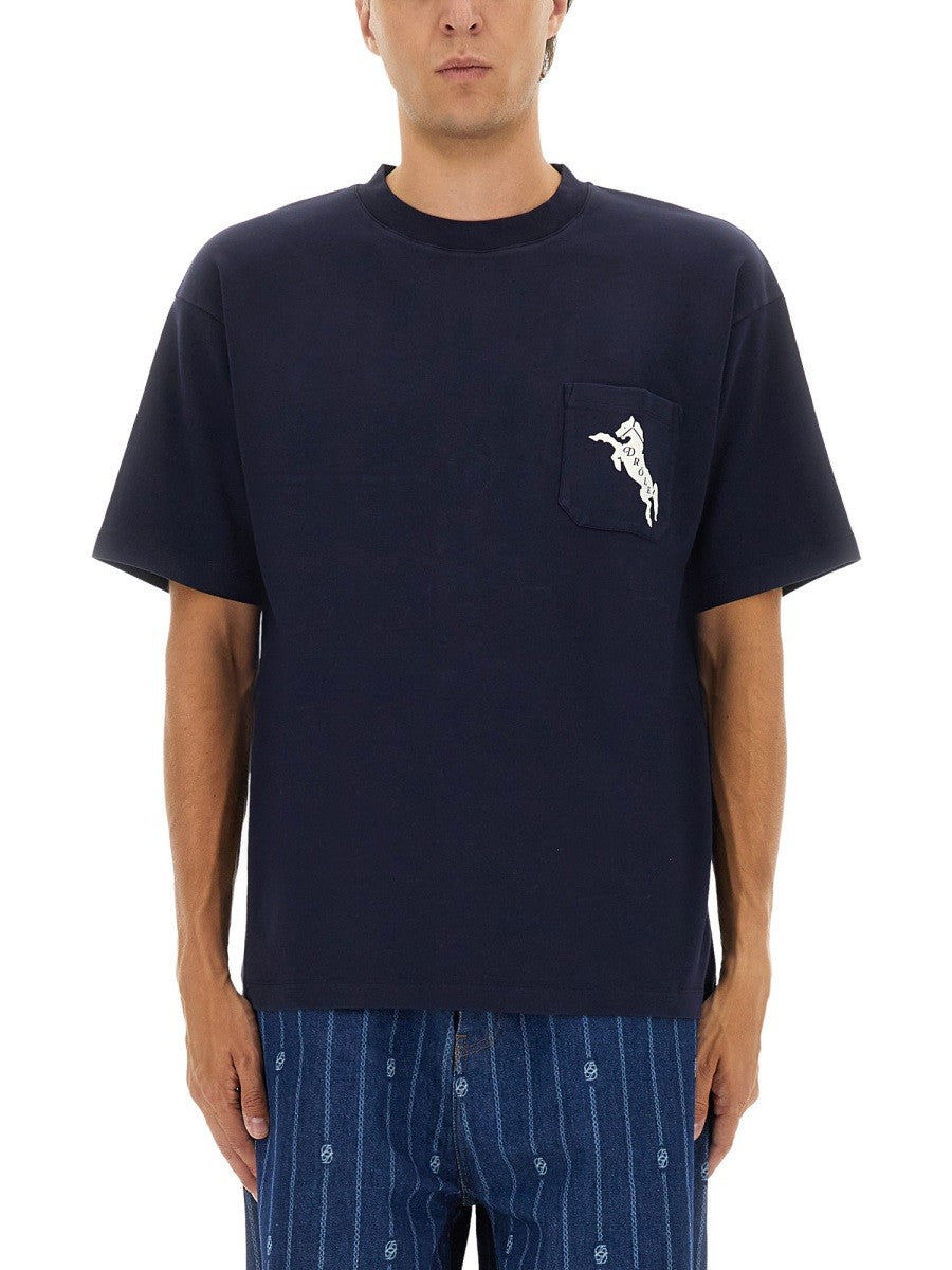 Drole De Monsieur - Man - Blue - T-shirt