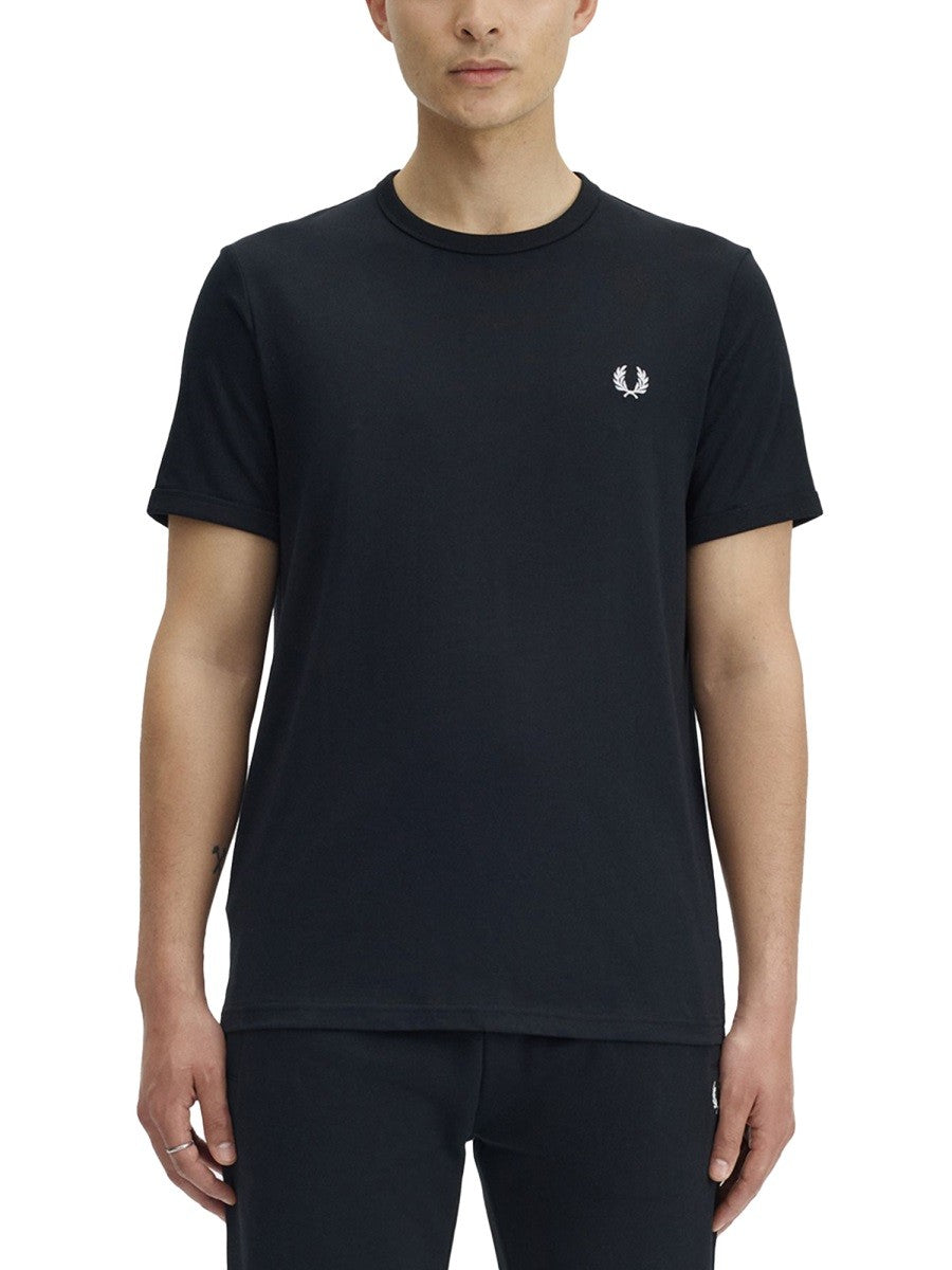 FRED PERRY - Man - Black - T-shirt