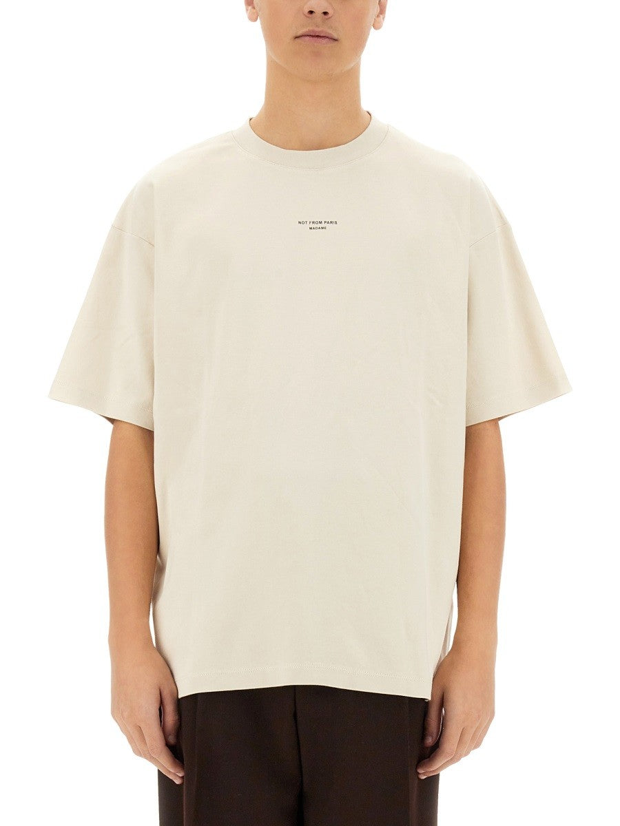 Drole De Monsieur - Man - Beige - T-shirt
