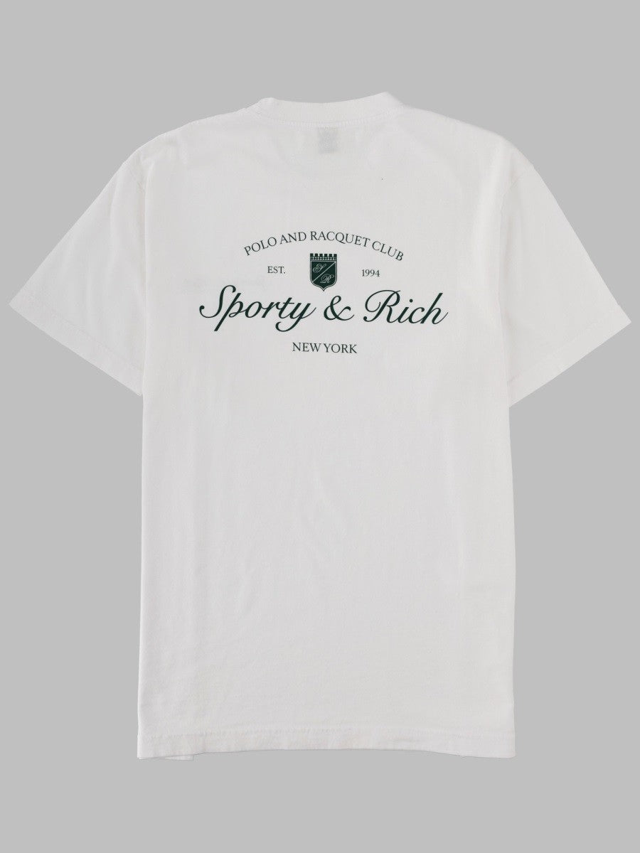 SPORTY&RICH - Unisex - White - T-shirt